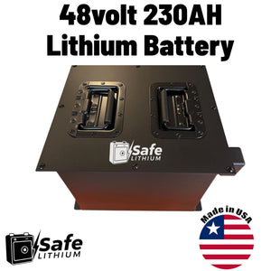 Safe Lithium - Golf Cart & UTV - 48V, 230AH Long Range